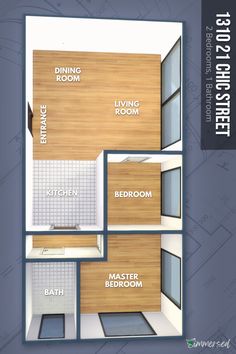 the floor plan for an apartment building