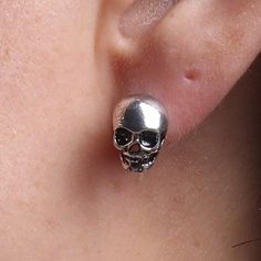 Skeleton Earrings, Gothic Earrings, Vintage Skull, Alloy Earrings, Black Skulls, Skull Earrings, Halloween Earrings, Style Noir, Halloween Jewelry