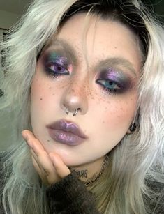 Makeup Looks Everyday, Metal Makeup, Punk Makeup, Ethereal Makeup, Makeup Tut, Art Makeup