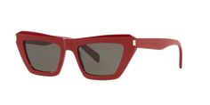 Frame: Red; Lens: Grey; Frame material: Acetate Roxable Oakley Goggles, Costa Sunglasses, Versace Top, Prada Top, Prada Spring, Custom Sunglasses, New Wayfarer, Smart Glasses, Vogue Eyewear