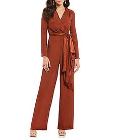 C/MEO Eminence Tie Waist V-Neck Jumpsuit Formal Jumpsuits And Rompers For Fall, Elegant Sleeveless Jumpsuits And Rompers For Fall, Formal Fall Jumpsuits And Rompers, Elegant Stretch Jumpsuits And Rompers For Fall, Sleeveless Stretch Jumpsuits And Rompers For Fall, Stretch Sleeveless Jumpsuit For Fall, Fall Sleeveless Stretch Jumpsuits And Rompers, Jumpsuits And Rompers, Printed Rompers