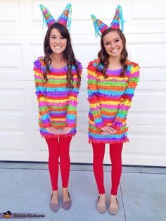 Diy Teen Halloween Costumes, Pinata Halloween Costume, Halloween Pinata, Meme Costume, Teen Halloween, Homemade Halloween Costumes, Hallowen Costume, Diy Kostüm, Homemade Costumes