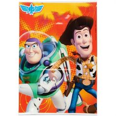 an image of toy story book with buzz and woody