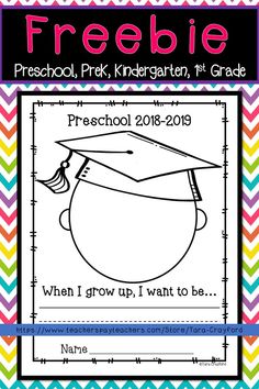 a freebie for preschool and pre school students