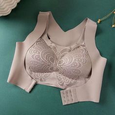 All-day comfort with high support!Specifications Material: Spandex,nylon Color: Gray/Pink/Black/Skin/Green Product weight: 150g Package includes: Push Up Comfort Bra x 1 Product size: M-XXXL Choosing the right bra has always been a problem for women. This Push Up Comfort Bra is made of breathable, soft material, which ensures the ultimate wearing comfort. The bra has removable soft cups and an elastic back without closure.Say goodbye to embarrassing bounce with the new Push Up Comfort Top Bra. P Chest Binder, Back Posture, Back Posture Corrector, Back Brace, Ultimate Workout, Pink Skin, Posture Corrector, Traditional Fabric, Comfortable Tops