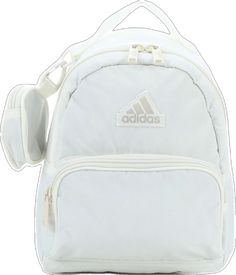 White Sports Backpack For Back To School, White Adidas Sporty Backpack, Adidas Sporty White Backpack, Adidas White Sporty Backpack, Adidas White Standard Backpack, White Adidas Backpack For School, White Adidas Backpack For Daily Use, Bagpack, Mini Backpack