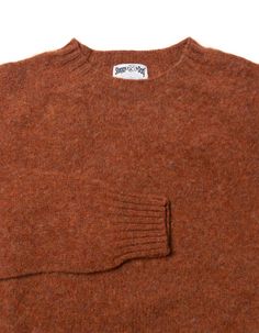 Shaggy Dog Sweater Orange - Trim Fit | Men's Sweaters - J. Press – J. PRESS Orange Winter Sweater With Ribbed Cuffs, Classic Brown Knit Sweater, Classic Long Sleeve Mohair Sweater, Shaggy Dog, Tweed Sport Coat, Men Bodies, London Living, Sweaters Men, J Press