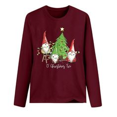 Welcome to our Store   COMFY & SOFT: This sweatshirt is very comfortable to wear and you wont feel tight in it. It is made of cotton blend, which is soft and will not shrink significantly in the wash.  FEATURES: It's the most great year xmas sweatshirt, color block Christmas t-shirt snowflake printed top shirt, merry Christmas shirt, Christmas Xmas gift shirt tops, funny letters printed tees, long sleeve t-shirt, round neck shirt, loose casual fall winter shirt.  PERFECT CHRISTMAS STYLE: What a cute sweatshirt for those Christmas lovers! If you enjoy winter celebrations involving Santa, reindeer, eggnog, and a Christmas tree then you will love this sweatshirt. Ideal Christmas gift for your mom, daughter, aunt, grandma, girlfriend, wife, friend.  GARMENT CARE: Hand / machine wash, hanging t Christmas Tops For Women, Winter T Shirts, Funny Letters, Christmas Tops, Winter Shirts, Round Neck Shirt, Printed Tunic Tops, Round Neck Sweatshirts, Cute Sweatshirts