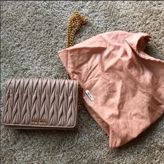 Miu Miu Wallet On Chain. The Chain Can Be Removed. Gently Used But Still In Very Good Condition. Some Stain On The Inside Of The Bag. Let Me Know If You Have Any Questions. Questions? Leave A Comment Below! Elegant Brown Miu Miu Shoulder Bag, Elegant Miu Miu Shoulder Bag For Evening, Elegant Brown Miu Miu Bag, Chic Beige Wallet On Chain With Chain Strap, Designer Brown Wallet On Chain With Chain Strap, Elegant Beige Wallet On Chain With Chain Strap, Beige Evening Wallet On Chain With Chain Strap, Beige Wallet On Chain With Chain Strap For Evening, Beige Wallet On Chain For Evening