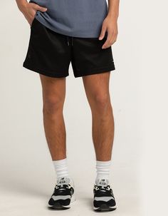 Rsq Mesh Shorts. Elastic Drawstring Waist. All Over Mesh Material. Welt Hand Pockets. Label On Left Leg. Approx. Outseam: 16". 100% Polyester. Machine Wash. Imported. Mesh Shorts Outfit Men, Mesh Shorts Outfit, Mens Mesh Shorts, Mens Shorts Outfits, Black Shorts Men, Mesh Short, Back To School Shopping, Mesh Shorts, School Shopping