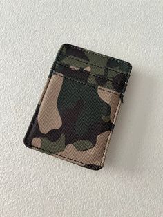 Mens Military Camo Wallet Magnetic Clip Pocket Wallet. Please View Photos For Further Details. Casual Brown Card Holder, Casual Rfid Blocking Rectangular Card Holder, Casual Rectangular Card Holder With Rfid Blocking, Casual Everyday Trifold Wallet, Casual Wallets With Card Slots, Casual Rectangular Wallet With Coin Pocket, Casual Card Holder With Coin Pocket, Casual Rectangular Card Holder With Coin Pocket, Chino Hills