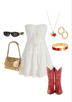 Outfits For Zach Bryan Concert, Ty Myers, Noah Kahan Concert Outfit, Cute Concert Outfits, Cowgirl Boots Outfit, Cowgirl Style Outfits, Concert Fit, Cowgirl Dresses