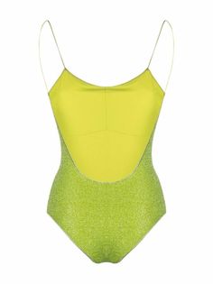 Green Swimwear For Spring Party, Green Summer Swimwear For Night Out, Elegant Green Swimwear For Party, Green Swimwear For Summer Night Out, Spring Party Green Swimwear, Green Spring Party Swimwear, Green Summer Swimwear In Polyamide, Green Polyamide Swimwear For Beach Season, Backless Polyamide Party Swimwear