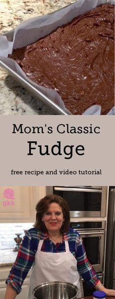 mom's classic fudge recipe with chocolate frosting