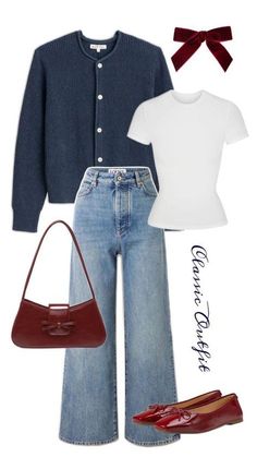 Celana Jins Wanita, Looks Pinterest, Uni Outfits, Casual Day Outfits, Going Viral, Baggy Pants, 가을 패션, Outfit Inspo Fall, Grace Kelly