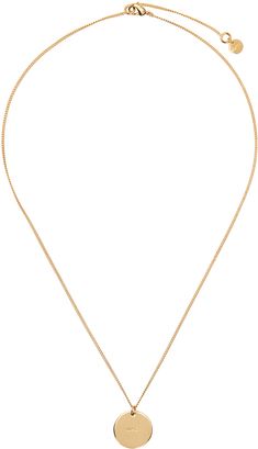 Curb chain necklace in gold-tone brass. · Logo-engraved pendant at drop · Adjustable lobster-clasp fastening · L22.5 Supplier color: Gold Engraved Pendant, Curb Chain Necklace, Accessories Jewelry Necklace, Watch Necklace, Curb Chain, A P, Lobster Clasp, Jewelry Watches, Mens Jewelry