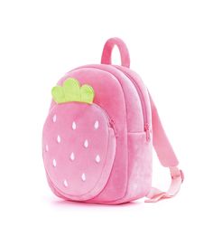 Strawberry Backpack, Funky Purses, Kawaii Bags, Soft Pink Theme, Kawaii Core, Girl Thinking, Kawaii Accessories, Cute Strawberry