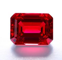 "Lab Created Pulled Ruby (By Czochralski Process); Most Recommended To Produce Top Quality. Chemical Composition : Magnesium Aluminium Oxide, (Chromium; minor component) Refractive index : 1.715 - 1.734 Material Hardness : 8.4 Moh's scale. Specific gravity : 3.58 The Czochralski process is a common method used for growing single crystals of materials like silicon, germanium, and various other semiconductors. It involves melting the material in a crucible and then slowly pulling a seed crystal out of the molten material while rotating it. As the crystal is pulled out, it solidifies, creating a single crystal structure. This process can also be used to grow synthetic rubies, which are chemically identical to natural rubies but are created in a laboratory setting. These lab rubies have the sa Stones For Jewelry, Physical And Chemical Properties, Star Labs, July Born, Loose Stones, July Birthstone, Love Signs, Ruby Gemstone, Red Stone