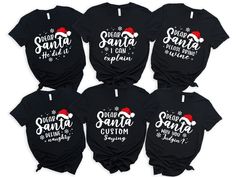 "Looking for the perfect Christmas gift? Look no further than our dear Santa custom saying shirt! This comfortable and stylish shirt features a fun and personalized saying from your loved one. Perfect for any family gathering, this shirt is sure to bring a smile to everyone's face. Be sure to order yours today! Welcome to the cozy corner of creativity! Our store is pleased to introduce our collection of quality t-shirts, sweatshirts, and hoodies that blend comfort, style, and self-expression. Embrace the warmth of our garments and let your unique personality shine through!  🎨 From trendy and chic to quirky and fun, our designs cater to all tastes and moods, making it easy to find the perfect match for your individuality. 🌟 Stand Out from the Crowd: Express yourself fearlessly! Whether yo Dear Santa Funny, Santa Tshirt, Family Matching Christmas, Matching Christmas Shirts, Christmas Party Shirts, Christmas Custom, Santa Shirts, Family Tees, Group Shirts