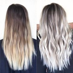 Silver Grey Hair Dye, Grey Hair Dye, Silver Grey Hair, Ombré Hair, Balayage Hair Blonde