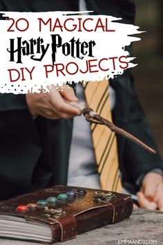 harry potter diy projects with text overlay