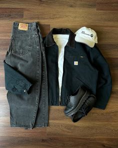 Clothes For Guys Casual, Guy Inspo Outfits, Pnw Outfit Men, How To Style Doc Martens Men, Vest Jacket Outfit Men, Disney Outfit Men, Timeless Fall Outfits, How To Style A Jean Jacket, Outfits For Men Aesthetic