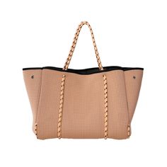 EVERYDAY TOTE TAN – Pop Ups Brand Brown Large Capacity Shoulder Bag For Weekend, Brown Large Capacity Bag For Weekend, Sporty Summer Weekend Bag, Beige Tote Beach Bag For Weekend, Sporty Bags With Leather Handles For Daily Use, Chic Tote Bag For Weekend, Sporty Large Capacity Tote Bag, Chic Weekend Tote Bag, Beach Bag With Reinforced Double Handles