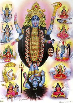 an image of deities and their avatars