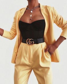 Woman Suit Fashion, Cool Fashion, Mode Inspo, Looks Chic, Fancy Outfits, Professional Outfits, Outfits Casual, Suit Fashion, Business Casual Outfits