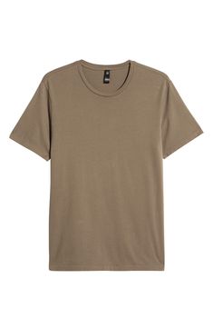 Classic, comfortable and easy to wear, this staple cotton T-shirt looks great on its own and makes an ideal layer when the weather cools. 27 1/2" length (size Medium) Crewneck Short sleeves 100% cotton Hand wash, dry flat Imported Men's Clothing Cotton T Shirt, Men's Clothing, Looks Great, Cotton Tshirt, Hand Wash, Short Sleeves, Nordstrom, Crew Neck, Size Medium