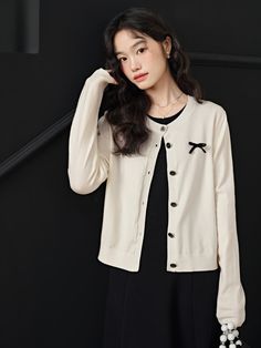 ❤ Item Size (cm)     Size Clothes length Shoulder width Bust Hem size Cuff Sleeve Length   S 50.5 37.5 97 89 16 59.5   M 51.5 38.5 101 93 17 60.5   L 52.5 39.5 105 97 18 61.5     ❤ Commodity Details     Brand KUOSE   SPU KSA2407008   Color BLACK,GREY,BEIGE,DARK BLUE,RED,PINK,LIGHT YELLOW   Size S,M,L   Material FABRIC: 29%POLYESTER 26.4%ACRYLIC FIBRES 25.3%VISCOSE 19.3%NYLON Elegant Cotton Cardigan For Work, Elegant Crew Neck Cardigan For Spring, Spring Crew Neck Outerwear For Work, Spring Crew Neck Workwear Outerwear, Elegant Cotton Button-up Sweater, Elegant Cotton Winter Cardigan, Elegant Winter Cotton Cardigan, Spring Crew Neck Cardigan For Workwear, Classic Crew Neck Spring Outerwear