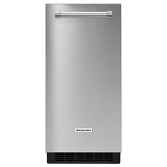 a stainless steel dishwasher is shown with the door open and no handles on it