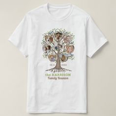 a family tree t - shirt with the names of people and their families on it