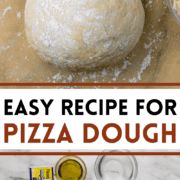 an easy recipe for pizza dough