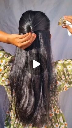 Simple Hairstyle, Style Hairstyle, Gold Fashion Necklace, Madurai, Katrina Kaif, Healthy Tips, Easy Hairstyles, Insta Fashion, Long Hair