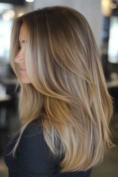 Discover the 46 hottest layered hairstyles and haircuts for long hair! Perfect for adding movement and style to your look. 💇‍♀️🔥 #LongLayeredHair #HairInspo Hair Layering Ideas, Long Layered Hairstyles For Fine Hair, Long Hair Without Layers, Long Layered Hairstyles, Long Fine Hair, Brown Hair Trends, Long Hair Trends, Layered Hairstyles, Hairstyles For Layered Hair