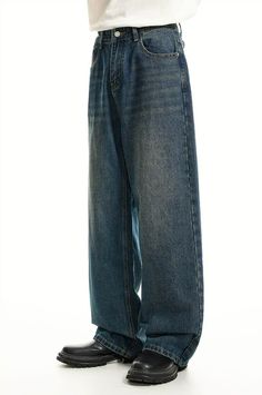 Take a trip down memory lane with these Wide Leg Vintage Faded Jeans from nightcity Clothing. Elevate your everyday casual style with this timeless pair of denim jeans. The wide legs and vintage-inspired faded look will give off those all-important vintage feels, perfect for pairing with any top and shoes for a laid-back look. With these wide leg vintage jeans, you’ll have effortless style and comfortable wear every time.
Gender: MenMaterial: Denim, PolyesterClothing Length: Full LengthWaist: Mi Faded Jeans, Jeans Y2k, Urban Wear, Wide Legs, Latest Outfits, Fit Inspo, Memory Lane, Vintage Jeans, Fitness Inspo