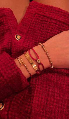 Love Bracelet Cartier, Cartier Nail Bracelet, Cartier Juste Un Clou Bracelet, Cartier Trinity Bracelet, Cartier Bracelets, Jewellery Stack, Juste Un Clou Bracelet, Cartier Juste Un Clou, Trinity Bracelet