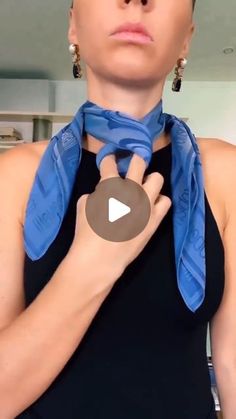 How To Fold A Scarf Tutorials, How To Knot A Scarf, Tie Scarf How To Neck Scarves, How To Tie A Long Scarf, How To Wear A Scarf Around Your Neck, How To Style A Scarf, Neck Scarf Styles, How To Tie A Scarf, Large Scarf Tying