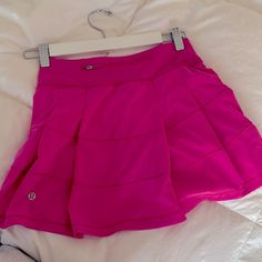 lululemon athletica | Skirts | Lululemon Pink Tennis Skirt | Poshmark Pink Tennis Skirt, Pink Tennis, Lululemon Pink, Tennis Skirt, Christmas List, Bright Pink, Lululemon Athletica, Tennis, Skirt