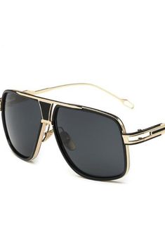 The new designer sunglasses are made of polycarbonate UV400 non reflective mirrors are ideal for driving. #UV400 #Polorized_Sunglasses #Sunglasses #Ray_ban_sunglasses Luxury Elegant Men's Sunglasses, Luxury Glass Sunglasses For Men, Luxury Gold Shield Sunglasses For Men, Luxury Men's Outdoor Sunglasses, Luxury Men's Aviator Sunglasses With Tinted Lenses, Minimalist Summer, Shoes Drawing, Retro Girls, Eyewear Brand