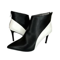 Castamere Women Stiletto High Heel Pointed Toe Ankle Boots Short Bootie Zipper Slip-On Party Office Dress Boots Black Multicolor 7.5 M Us Classic Sexy Clear Shoes, Heel Height 8.5cm / 3.3 Inches Item Overview & Features: Condition: New Style: Dressy, Pointed Toe, Flaws: No Rips, Stains, Or Tears. Size: Women's 7.5 - Runs True To Size, Standard Us Size, Medium Width Fabric Type: Microfiber Sole Material: Rubber Outer Material: Synthetic Color: Black And White Features: Comfortable And Sexy To Wea Chic Heels With Contrasting Heel Counter And High Ankle, Chic Heels With Contrasting Heel Counter, Chic High Ankle Heels With Contrasting Heel Counter, Chic Synthetic Boots With Ankle Strap, Chic Ankle-high Heels With Contrasting Heel Counter, Elegant Synthetic Ankle Boot Heels, Chic White Heels With Padded Ankle, White Heels With Padded Ankle And Pointed Toe, White Pointed Toe Heels With Padded Ankle