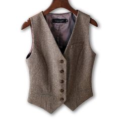 Lasaky - Stylish Slim Fit Vintage Vest Fashion  Thickened Suit Vest Suit Vest Women, Plus Size Herbst, Woolen Suit, Vest Plus Size, Plus Size Autumn, Suit Pin, Mens Suit Vest, Vintage Suits, Business Dress