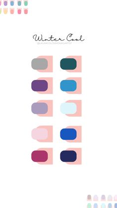 Cool Winter Color Palette Nails, True Winter Nails, True Winter Nail Colors, Cool Winter Color Palette Makeup, Cool Winter Hair Color Palette, Winter Cool Palette, True Winter Color Palette Outfits, Cool Winter Color Palette Outfits