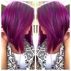 Mekap Mata, Plum Hair, Trendy Hair Color, Haircut And Color, Trending Hairstyles, Red Hair Color, Hairstyles Ideas, Long Bob