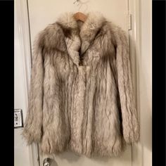 C & A Fox Natural Silver Fox Fur Jacket. Amazing Coloring On The Pelts. Fully Lined. 100% Genuine Silver Fox Fur. Beautiful Coloring On The Pelts. Color - Natural. This Jacket Is Perfect In Every Way But Has 2 Tarnished Areas On The Inside Lining Bottom. Size 42 Which Is Equivalent To A Size 8 Or A Medium In The United States Condition - Very Good. Fox Fur Jacket, Silver Fox, Fox Fur, Fur Jacket, Fox, Jackets For Women, Jackets & Coats, United States, Silver