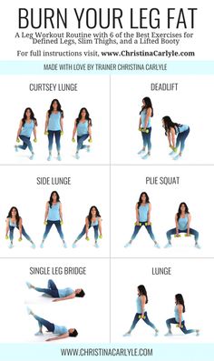 Leg workout routine for women | Leg workout | Home Workout | Home Workout form women | Leg exercises | Christina Carlyle Být Fit, Workout Fat Burning, Leg Workout Routine, Workout Routines For Women, Fitness Routines, Ab Workouts, Easy Yoga, Body Fitness