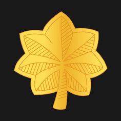 a golden leaf on a black background