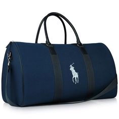 New Without Tag, Ralph Lauren Polo Blue Duffle Bag. The Large Main Compartment And Various Inner Pockets Is Perfect For Clothes And Traveling Necessities. Bag Height 13" Bag Depth 9" Bag Width 19" Blue Large Capacity Travel Bag For On-the-go, Blue Large Capacity Travel Bag, Large Capacity Blue Travel Bag For On-the-go, Blue Casual Tote Duffle Bag, Casual Blue Tote Duffle Bag, Blue Travel Bag With Leather Handles For On-the-go, Large Capacity Blue Duffle Bag For On-the-go, Blue Large Capacity Duffle Bag For On-the-go, Rectangular Blue Duffle Bag With Luggage Sleeve