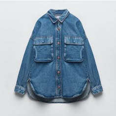 New With Tag Blogger’s Favorite Zara Best Sellers Zara New Collection Zara 2023 Denim Style Women, Zara Denim Jacket, Denim Overshirt, Shirt Casual Style, Oversized Denim Jacket, Vintage Denim Jacket, Denim Style, Zara Jackets, Denim Jacket Women